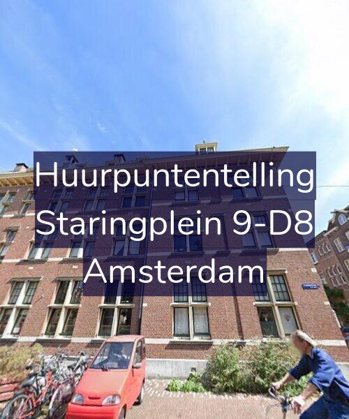 Foto gevel Huurpuntentelling voor Staringplein 9-D8, Amsterdam