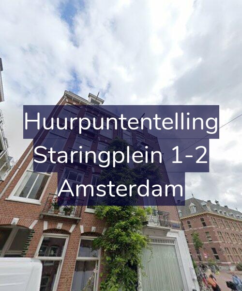 Foto gevel Huurpuntentelling voor Staringplein 1-2, Amsterdam