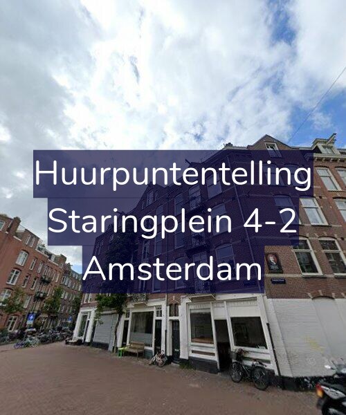 Foto gevel Huurpuntentelling voor Staringplein 4-2, Amsterdam