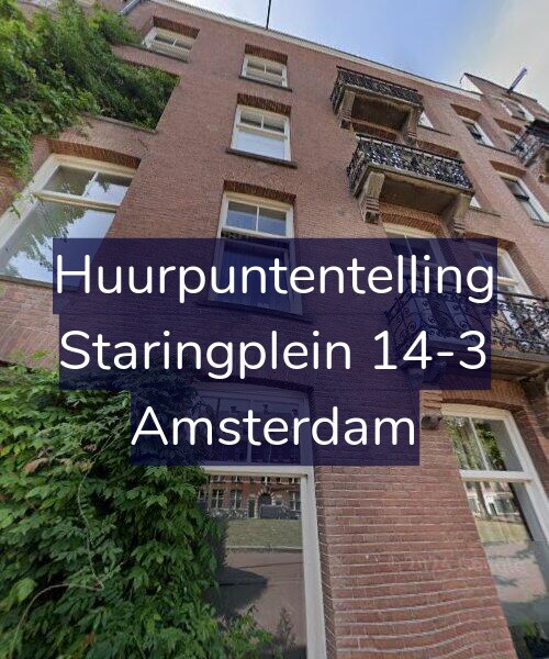 Foto gevel Huurpuntentelling voor Staringplein 14-3, Amsterdam