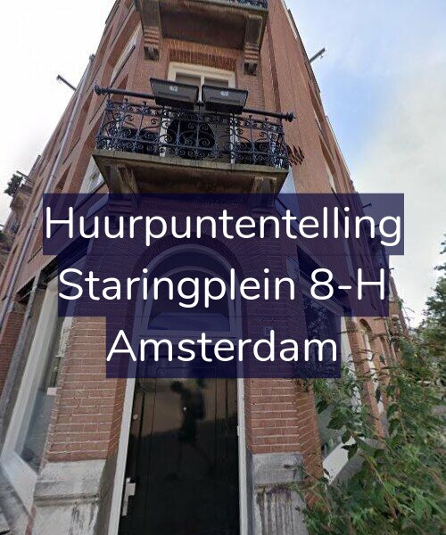 Foto gevel Huurpuntentelling voor Staringplein 8-H, Amsterdam
