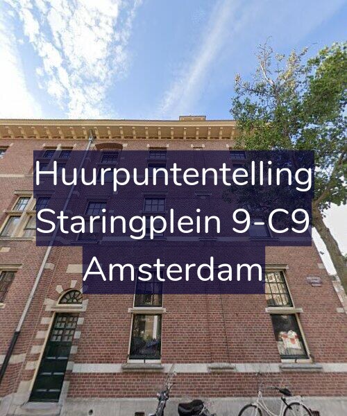Foto gevel Huurpuntentelling voor Staringplein 9-C9, Amsterdam