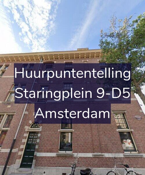 Foto gevel Huurpuntentelling voor Staringplein 9-D5, Amsterdam
