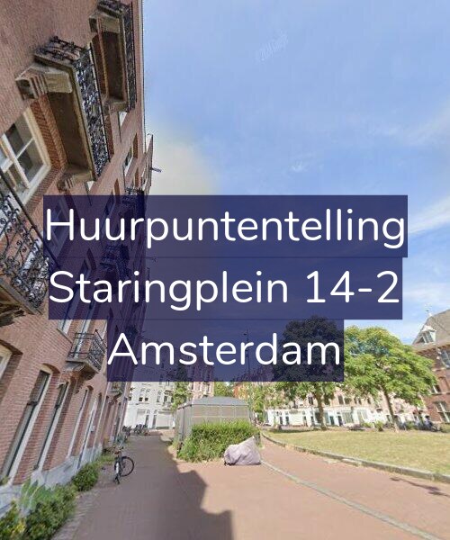 Foto gevel Huurpuntentelling voor Staringplein 14-2, Amsterdam