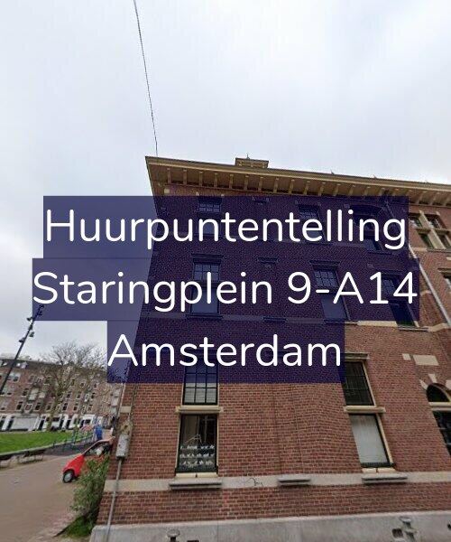 Foto gevel Huurpuntentelling voor Staringplein 9-A14, Amsterdam