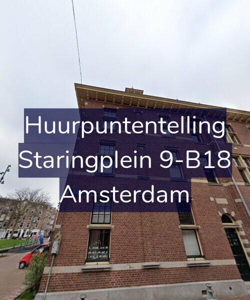 Foto gevel Huurpuntentelling voor Staringplein 9-B18, Amsterdam