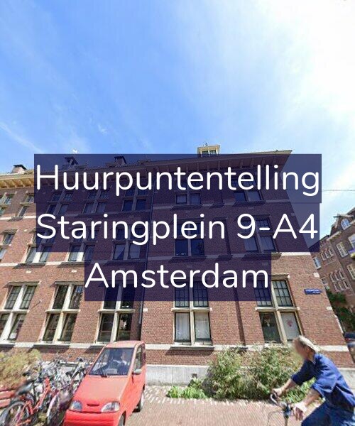 Foto gevel Huurpuntentelling voor Staringplein 9-A4, Amsterdam