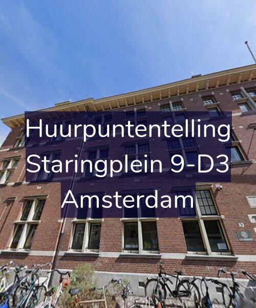 Foto gevel Huurpuntentelling voor Staringplein 9-D3, Amsterdam