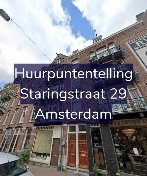 Foto gevel Huurpuntentelling voor Staringstraat 29, Amsterdam