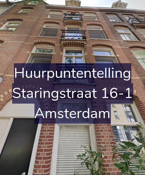 Foto gevel Huurpuntentelling voor Staringstraat 16-1, Amsterdam