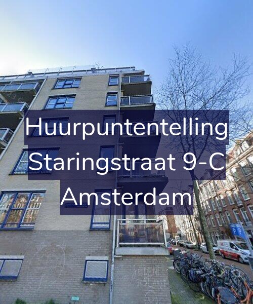 Foto gevel Huurpuntentelling voor Staringstraat 9-C, Amsterdam