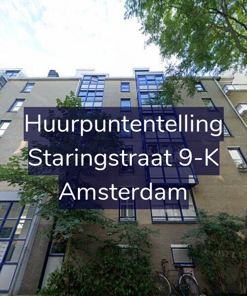 Foto gevel Huurpuntentelling voor Staringstraat 9-K, Amsterdam