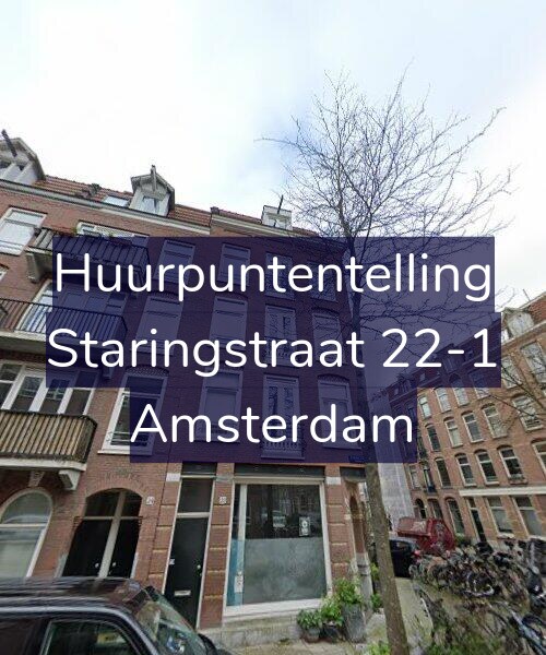 Foto gevel Huurpuntentelling voor Staringstraat 22-1, Amsterdam
