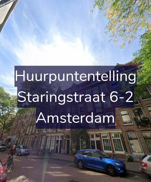 Foto gevel Huurpuntentelling voor Staringstraat 6-2, Amsterdam