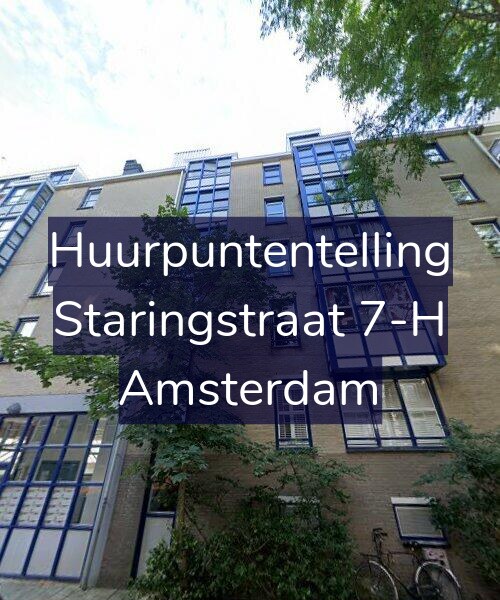 Foto gevel Huurpuntentelling voor Staringstraat 7-H, Amsterdam