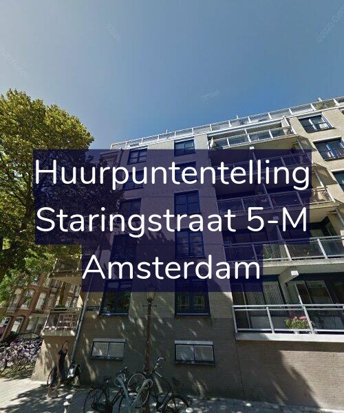 Foto gevel Huurpuntentelling voor Staringstraat 5-M, Amsterdam