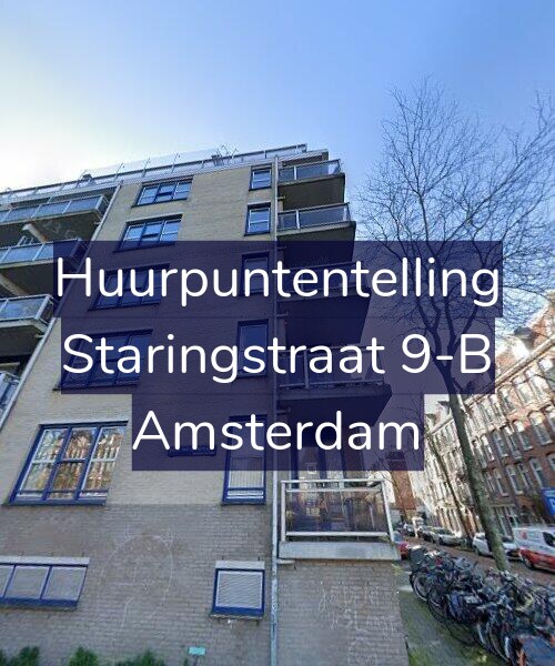 Foto gevel Huurpuntentelling voor Staringstraat 9-B, Amsterdam