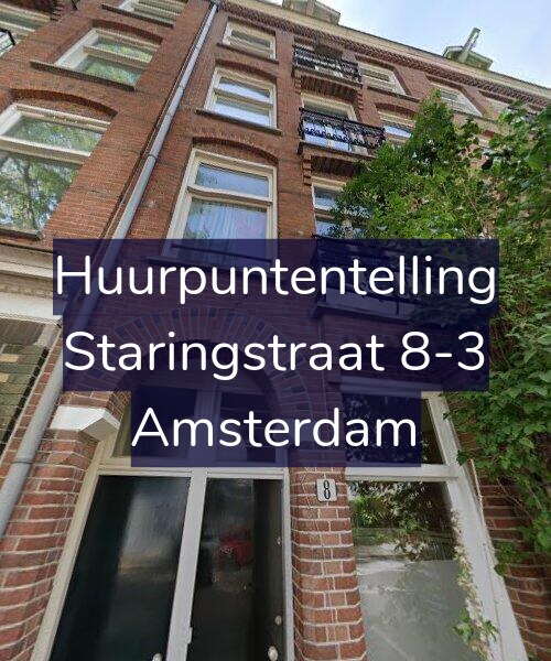 Foto gevel Huurpuntentelling voor Staringstraat 8-3, Amsterdam