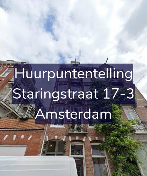 Foto gevel Huurpuntentelling voor Staringstraat 17-3, Amsterdam