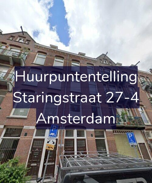 Foto gevel Huurpuntentelling voor Staringstraat 27-4, Amsterdam