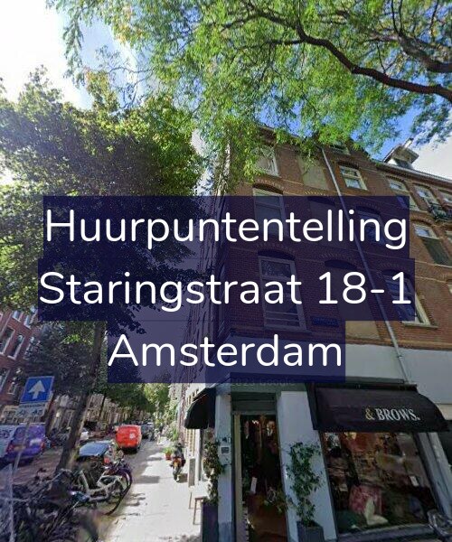 Foto gevel Huurpuntentelling voor Staringstraat 18-1, Amsterdam
