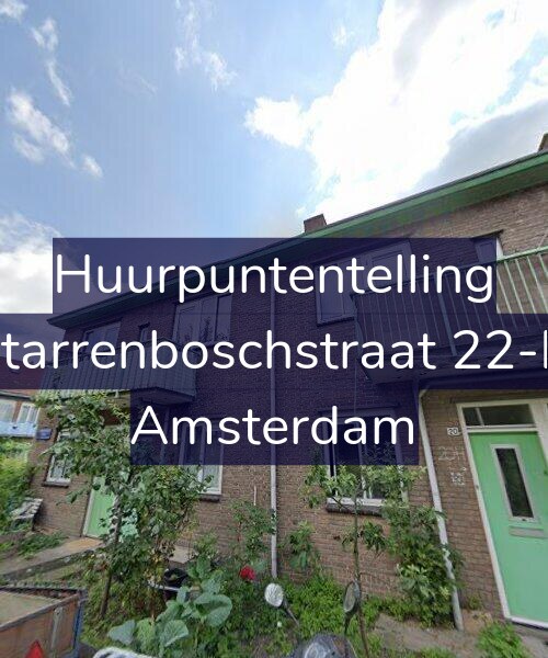 Foto gevel Huurpuntentelling voor Starrenboschstraat 22-H, Amsterdam