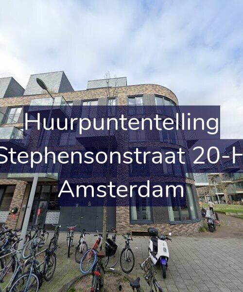 Foto gevel Huurpuntentelling voor Stephensonstraat 20-H, Amsterdam
