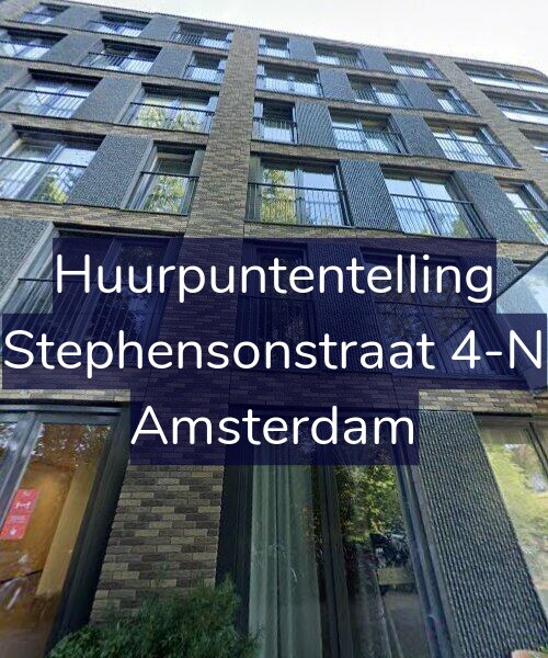Foto gevel Huurpuntentelling voor Stephensonstraat 4-N, Amsterdam