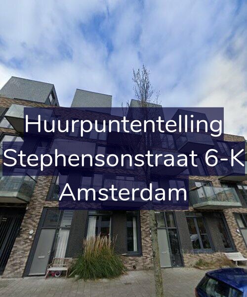 Foto gevel Huurpuntentelling voor Stephensonstraat 6-K, Amsterdam