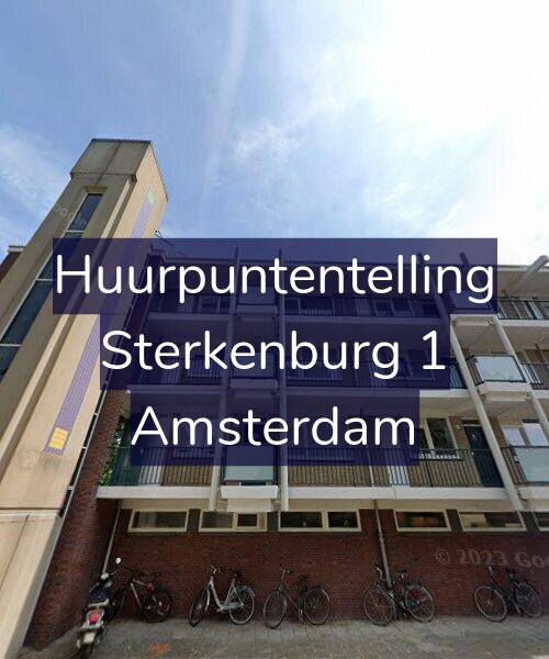 Foto gevel Huurpuntentelling voor Sterkenburg 1, Amsterdam