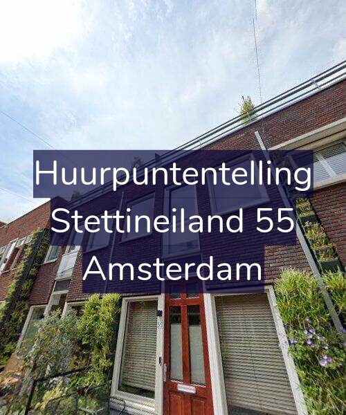 Foto gevel Huurpuntentelling voor Stettineiland 55, Amsterdam