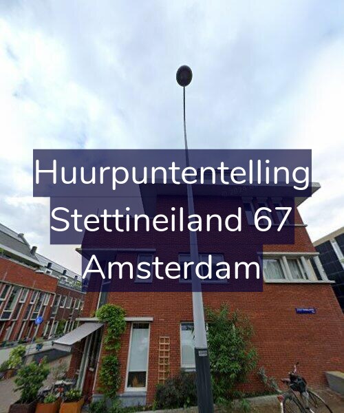 Foto gevel Huurpuntentelling voor Stettineiland 67, Amsterdam
