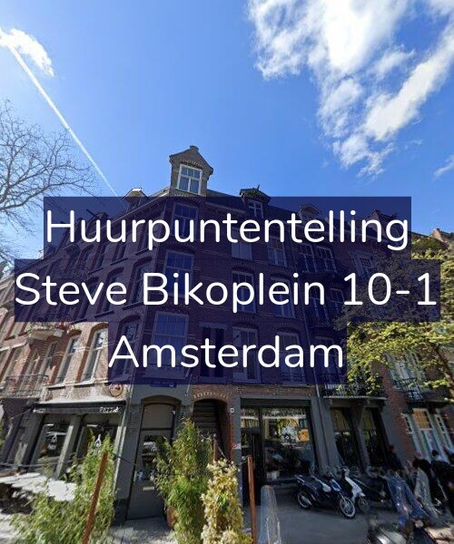 Foto gevel Huurpuntentelling voor Steve Bikoplein 10-1, Amsterdam