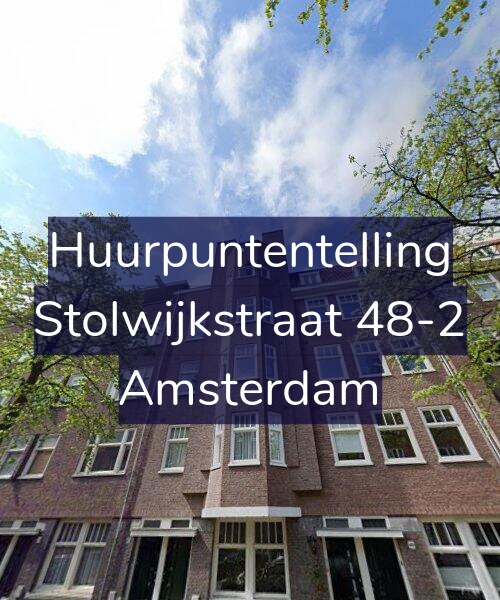 Foto gevel Huurpuntentelling voor Stolwijkstraat 48-2, Amsterdam