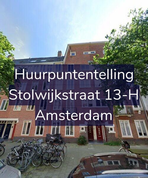 Foto gevel Huurpuntentelling voor Stolwijkstraat 13-H, Amsterdam