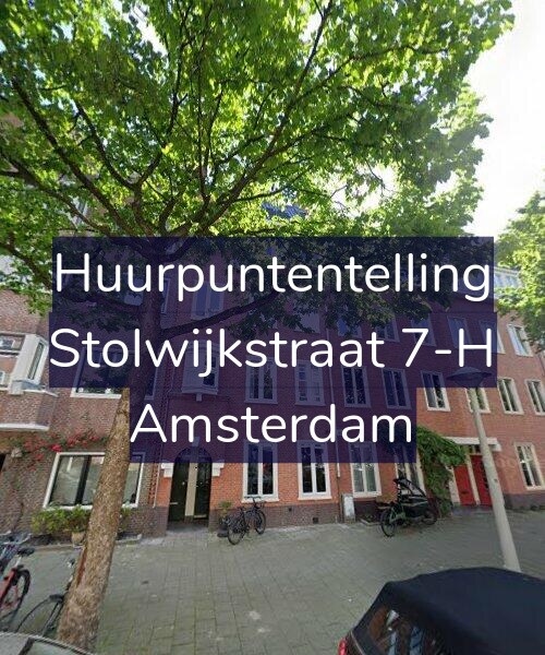 Foto gevel Huurpuntentelling voor Stolwijkstraat 7-H, Amsterdam