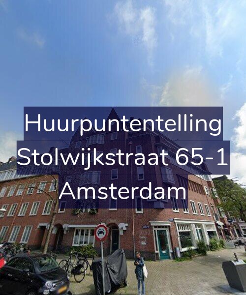 Foto gevel Huurpuntentelling voor Stolwijkstraat 65-1, Amsterdam