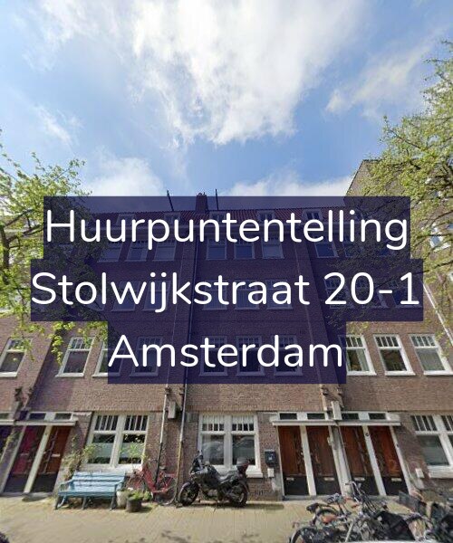 Foto gevel Huurpuntentelling voor Stolwijkstraat 20-1, Amsterdam