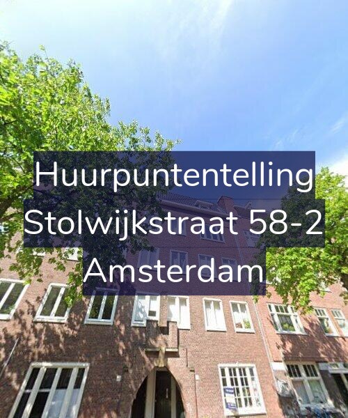 Foto gevel Huurpuntentelling voor Stolwijkstraat 58-2, Amsterdam
