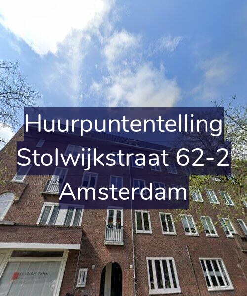 Foto gevel Huurpuntentelling voor Stolwijkstraat 62-2, Amsterdam