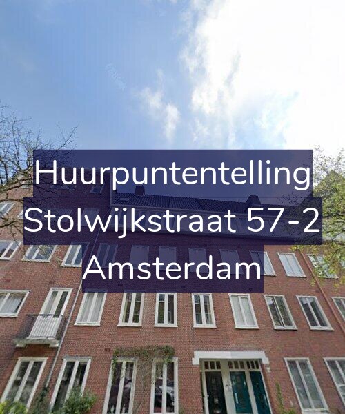 Foto gevel Huurpuntentelling voor Stolwijkstraat 57-2, Amsterdam