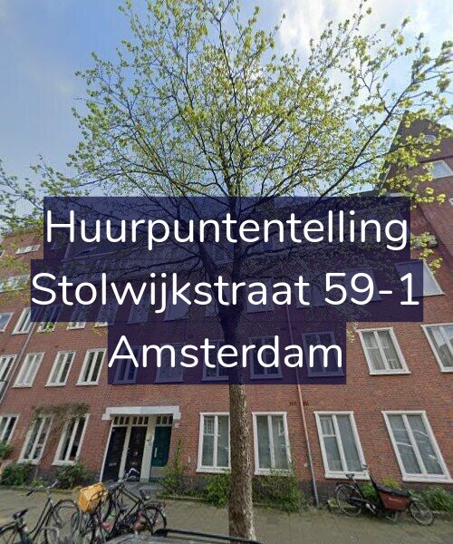 Foto gevel Huurpuntentelling voor Stolwijkstraat 59-1, Amsterdam