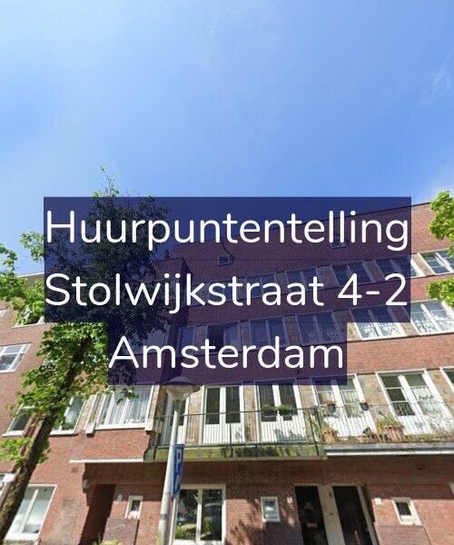 Foto gevel Huurpuntentelling voor Stolwijkstraat 4-2, Amsterdam