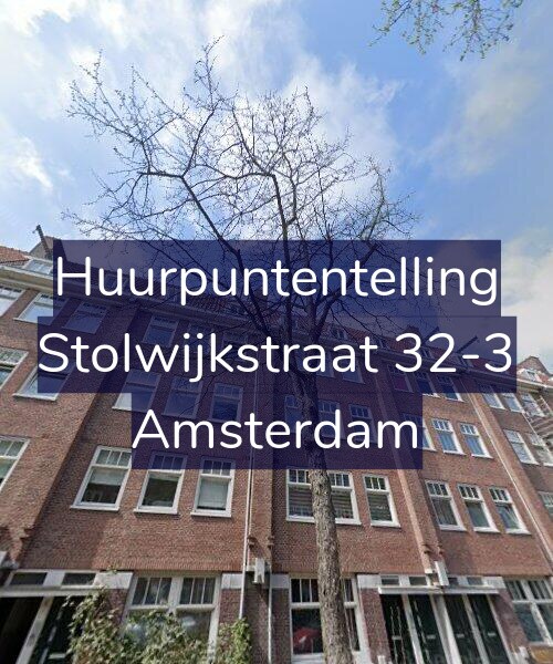 Foto gevel Huurpuntentelling voor Stolwijkstraat 32-3, Amsterdam
