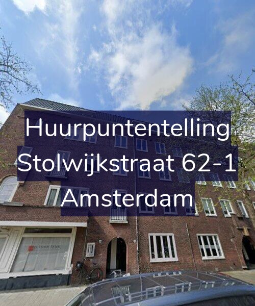 Foto gevel Huurpuntentelling voor Stolwijkstraat 62-1, Amsterdam