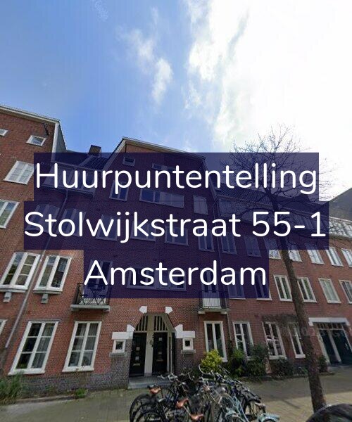 Foto gevel Huurpuntentelling voor Stolwijkstraat 55-1, Amsterdam