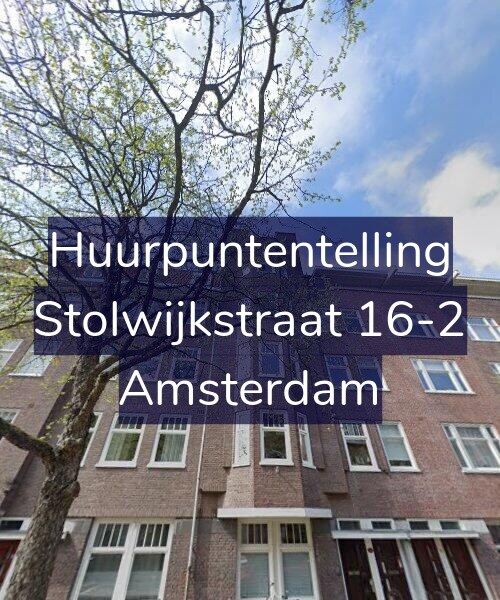 Foto gevel Huurpuntentelling voor Stolwijkstraat 16-2, Amsterdam
