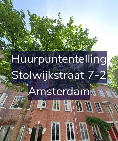 Foto gevel Huurpuntentelling voor Stolwijkstraat 7-2, Amsterdam