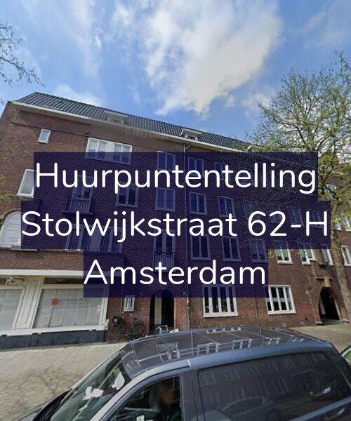 Foto gevel Huurpuntentelling voor Stolwijkstraat 62-H, Amsterdam