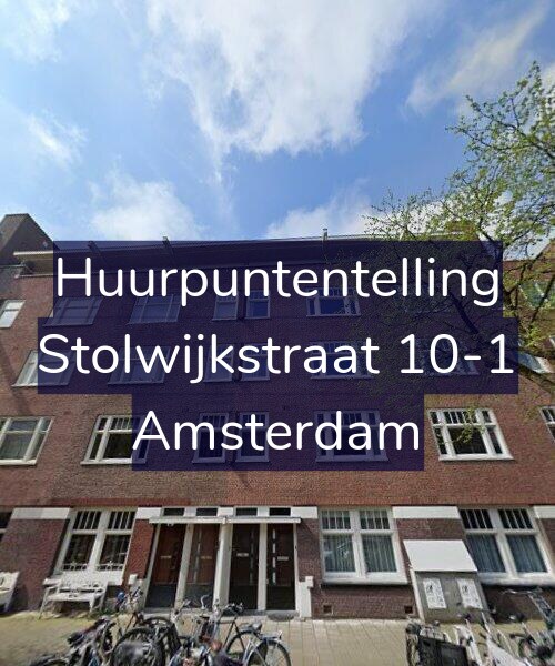 Foto gevel Huurpuntentelling voor Stolwijkstraat 10-1, Amsterdam